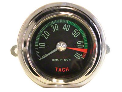 1960-1961 Corvette Tachometer - Generator Drive 1960L 6500 RPM