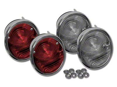 Tail Light and Reverse Lights Set (63-66 Corvette C2)