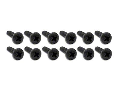 Tail Light Lens Screws; 12-Piece Set (70-73 Corvette C3)