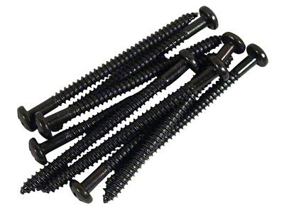 Tail Light Lens Screws; 8-Piece Set (80-82 Corvette C3)