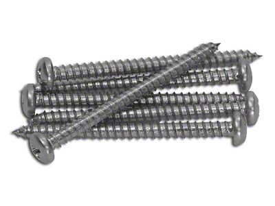 Tail Light Lens Screws; 8-Piece Set (75-79 Corvette C3)