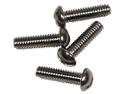 Tail Light Lens Screws; Inner; 4-Pieces (58-60 Corvette C1)