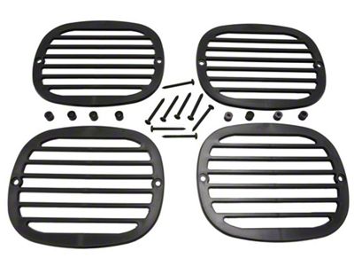 Tail Light Louver Kit (1990 Corvette C4 ZR1; 91-96 Corvette C4)