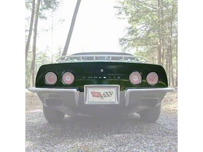 Tail Light Panel; Press Molded (68-73 Corvette C3)