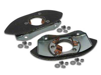 1958-1960 Corvette Tailpipe Retainers. Mount In Bumper