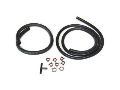 1975-1977 Corvette Tank To Frame Fuel Line Hose Kit with Clamps and Tee
