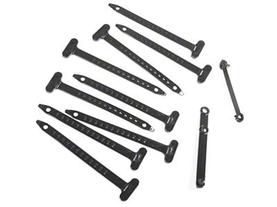 1968 Corvette Tie Strap Kit. 11 Piece