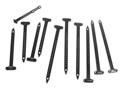 1973 Corvette Tie Strap Kit. 11 Piece