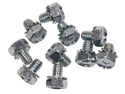 1965-1974 Corvette Timing Chain Cover Bolts. 10 Piece Set
