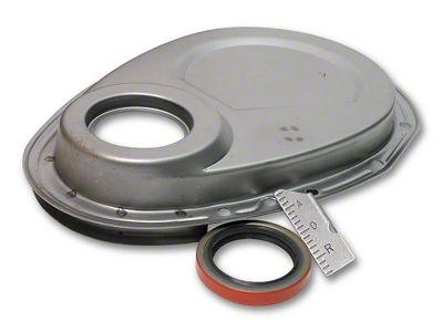 1966-1968 Corvette Timing Chain Cover. with Tab-327 with High Performance