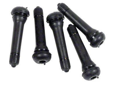 1965-1966 Corvette Tire Valves with Caps. OEM 5 Piece Set