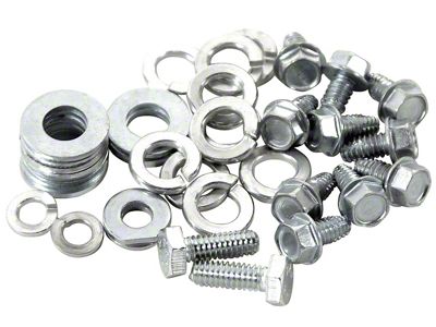 Top Mount Bracket To Bulkhead Bolts; 36-Pieces (56-62 Corvette C1 Convertible)