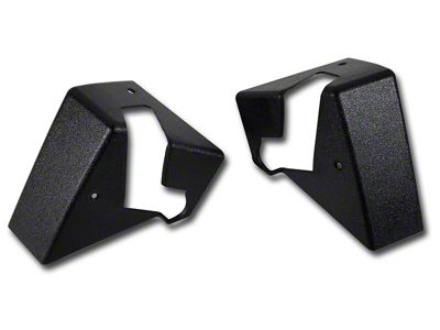 1990-1996 Corvette Top Storage Bracket Covers - Black