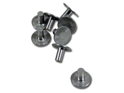 1963-1982 Corvette Transmission Tunnel Insulation Clip Rivets. 8 Piece