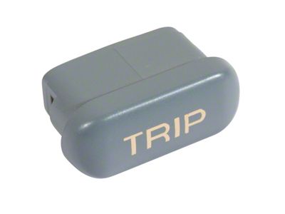 1990-1991 Corvette Trip Button Gray/Orange