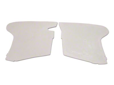 1958 Corvette Trunk Floor Side Filler Panels. Fiberglass