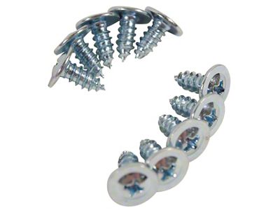 Trunk Liner Screws; 10-Pieces (60-62 Corvette C1)