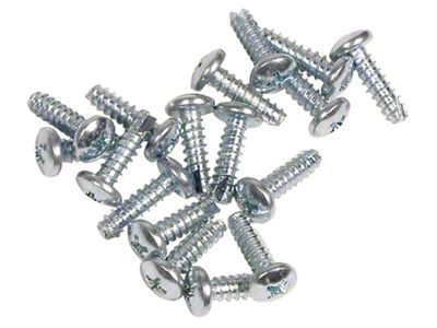 Trunk Panel Screws; 17-Pieces (56-60 Corvette C1)