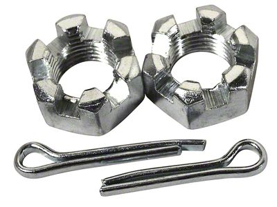1963-1982 Corvette Upper Ball Joint Nut and Cotter Pin Set