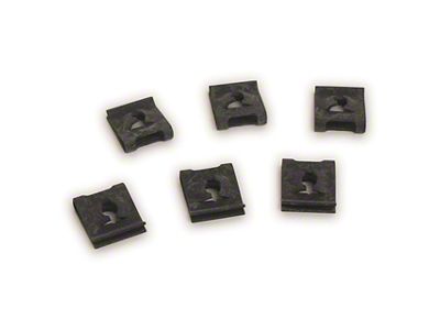 1968-1977 Corvette Upper Dash Pad Clips - 6pc Set
