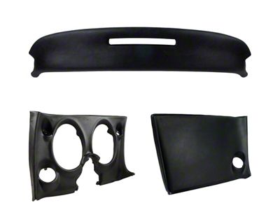 Upper and Lower Dash Pad Set (1968 Corvette C3)