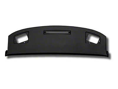 Upper Main Dash Pad; Black (84-85 Corvette C4)