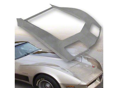 1975-1982 Corvette Upper Surround Panel; Press Molded