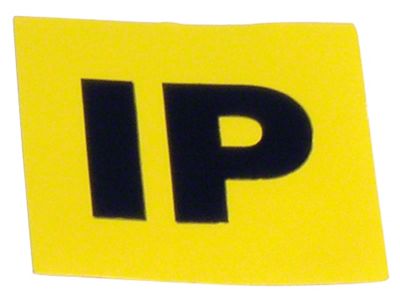 1966 Corvette Valve Cover Decal; Engine Code-IP-L72 425HP 4 Speed