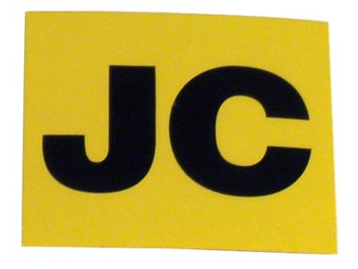 1967 Corvette Valve Cover Decal; Engine Code-JC-L68 400HP 4 Speed