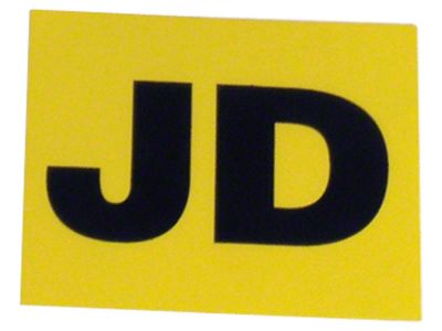 1967 Corvette Valve Cover Decal; Engine Code-JD-L68 400HP Automatic