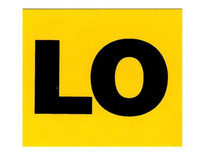 1969 Corvette Valve Cover Decal; Engine Code-LO