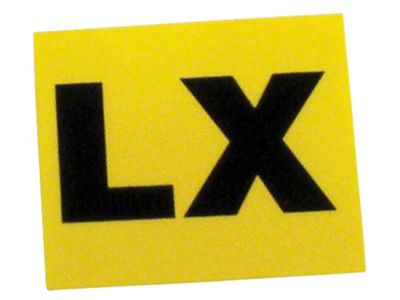 1969 Corvette Valve Cover Decal; Engine Code-LX