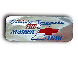 Auto Accessories of America Valve Cover Decal - Tonawanda No.1 (67-70 Corvette C2 & C3)
