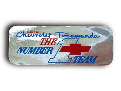 1967-1970 Corvette Valve Cover Decal - Tonawanda No.1