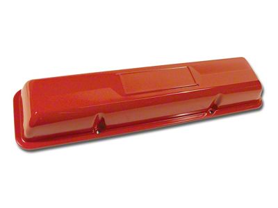 1962-1966 Corvette Valve Covers. 327 Steel-Orange Paint