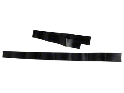 1963-1967 Corvette Vent Glass Mount Strips. In Frame