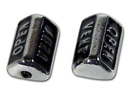 1968-1969 Corvette Vent Knobs. without Air Conditioning