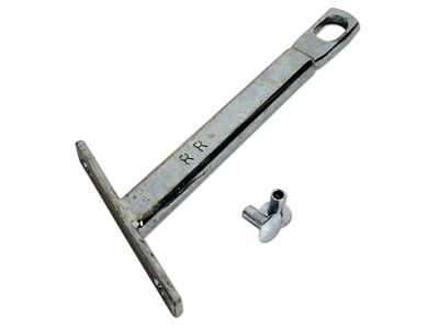 1963-1967 Corvette Vent Window Frame T-Post. Convertible Passenger Side
