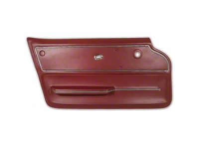 Vinyl Deluxe Door Panel; Driver Side (70-76 Corvette C3)