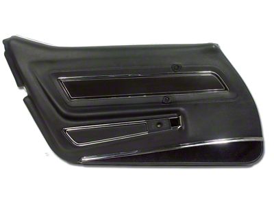 Vinyl Deluxe Door Panel; Driver Side (1977 Corvette C3)
