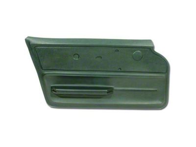 Vinyl Door Panel with Felt and Metal Support; Driver Side (1967 Corvette C2 Convertible)