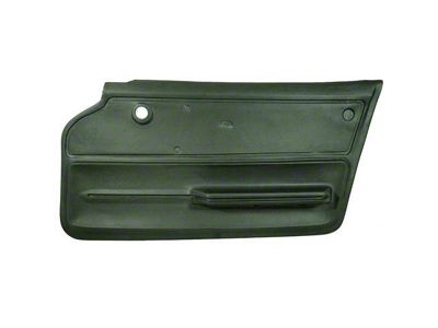 Vinyl Door Panel with Felt and Metal Support; Passenger Side (65-66 Corvette C2 Coupe)