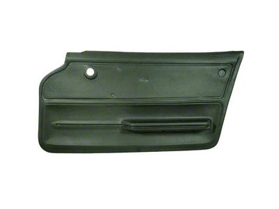 CA Vinyl Door Panel with Felt and Metal Support; Passenger Side (65-66 Corvette C2 Coupe)