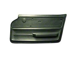 Vinyl Door Panel with Felt and Metal Support; Passenger Side (65-66 Corvette C2 Convertible)