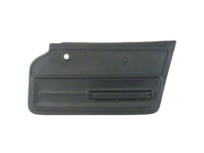 CA Vinyl Door Panel with Felt and Metal Support; Passenger Side (1967 Corvette C2 Coupe)