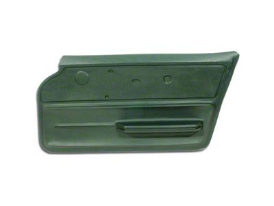 Vinyl Door Panel with Felt and Metal Support; Passenger Side (1967 Corvette C2 Convertible)