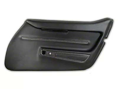 Vinyl Door Panel with Trim; Door Panel; Passenger Side (1968 Corvette C3)