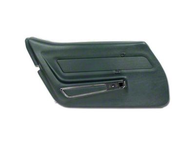 Vinyl Door Panel with Trim; Driver Side (1969 Corvette C3)
