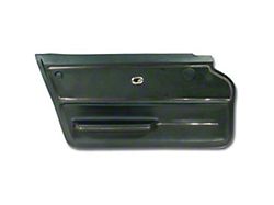 Vinyl Door Panel with Trim and Metal Support; Driver Side (65-66 Corvette C2 Coupe)