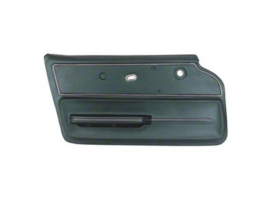 CA Vinyl Door Panel with Trim and Metal Support; Driver Side (1967 Corvette C2 Convertible)